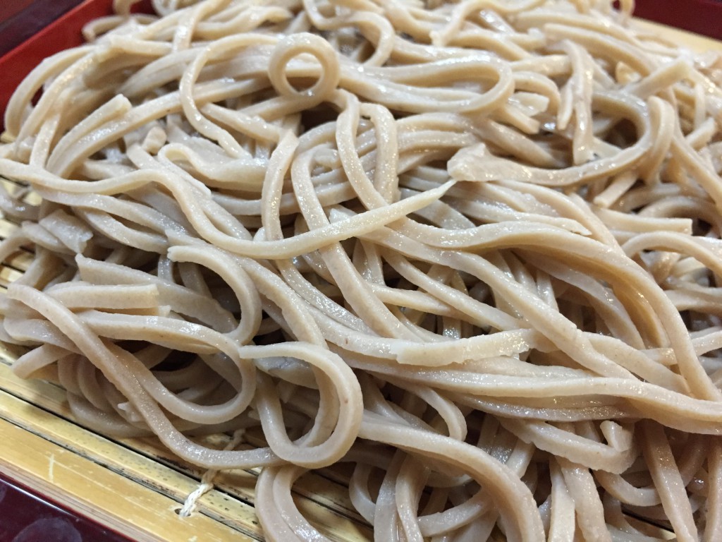 蕎麦のアップ