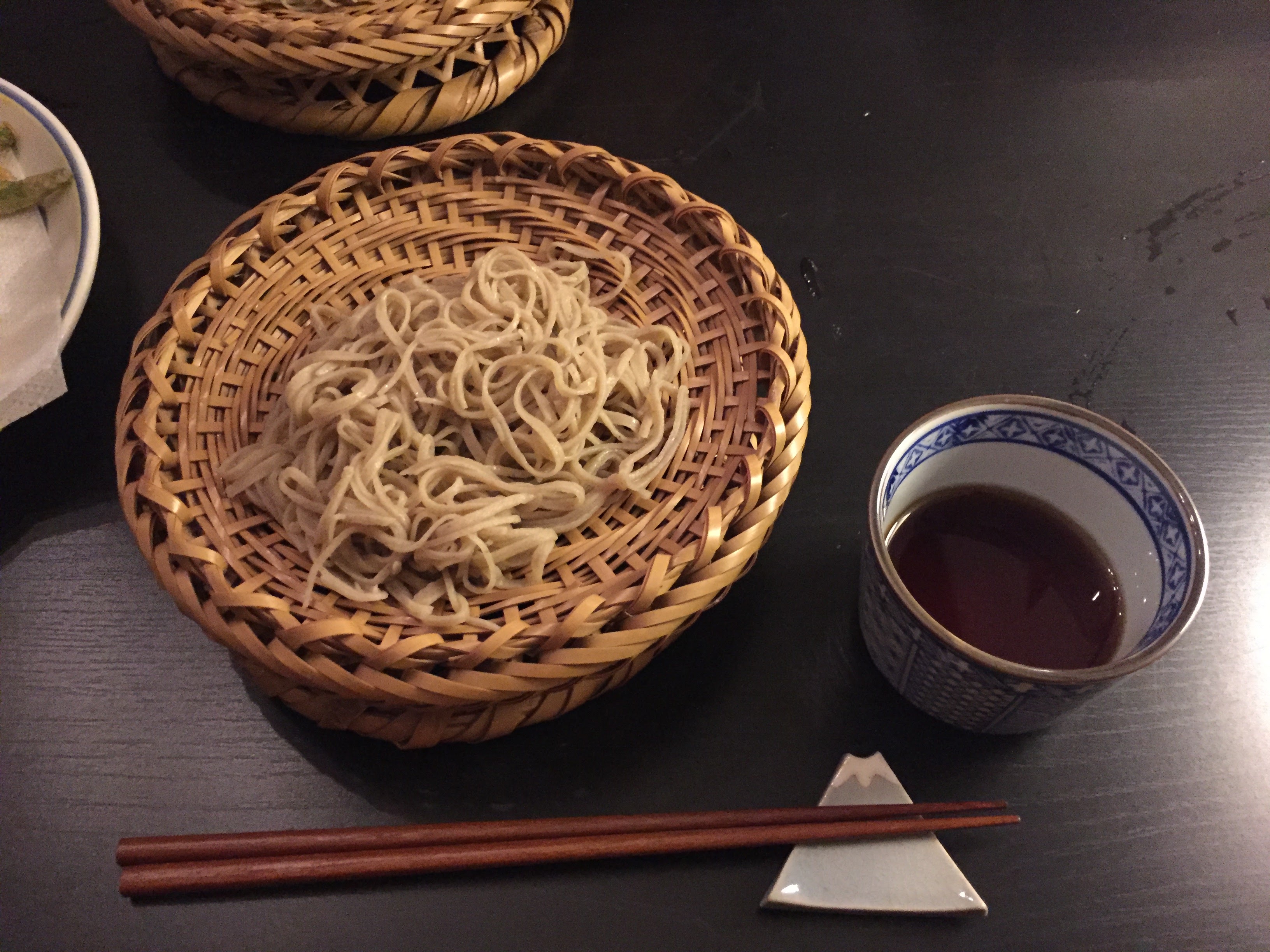 打ち立て、茹でたて蕎麦の完成 