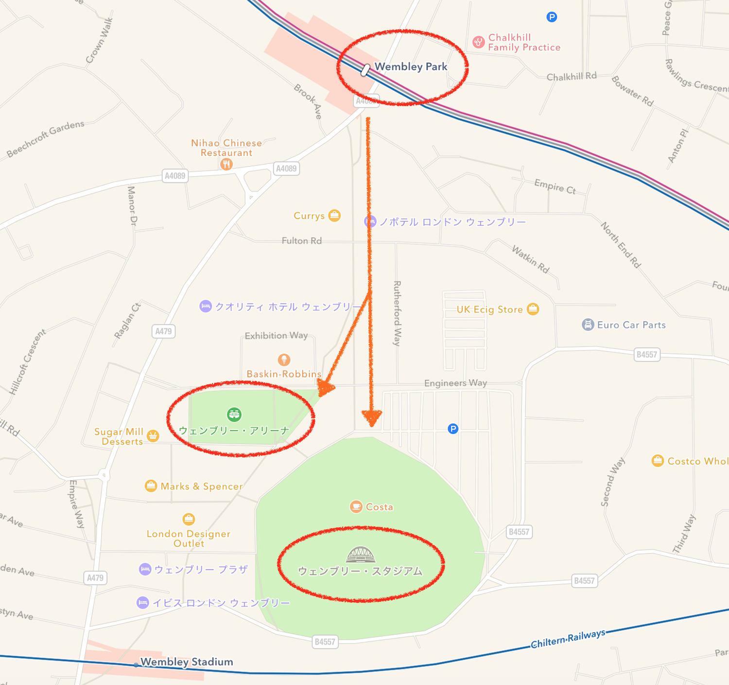 wembley stadium map