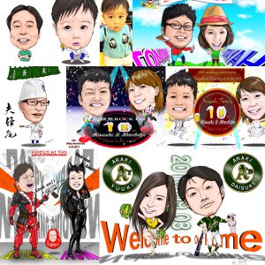 似顔絵を描く醍醐味・絵に息吹を吹き込む作業・生涯向上!