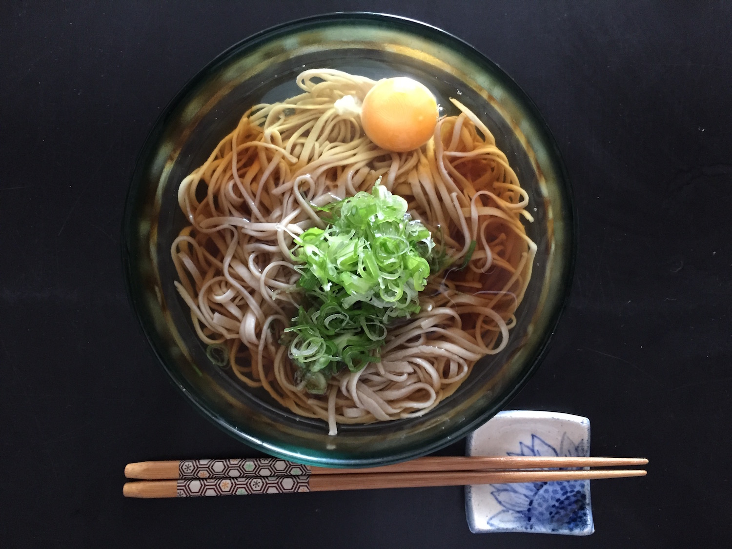 手打ち蕎麦　月見蕎麦